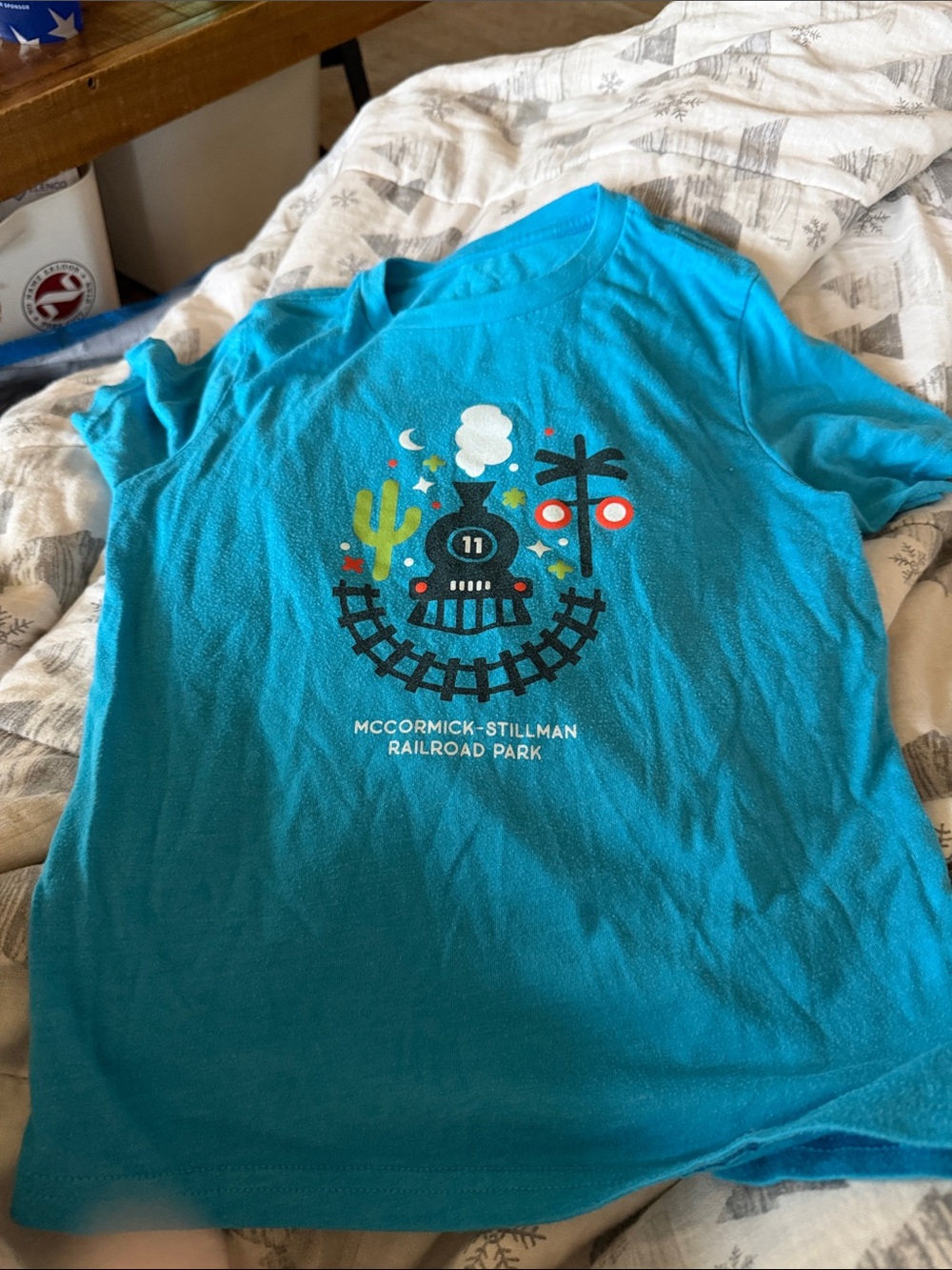 Kids' Blue Train Graphic Tee